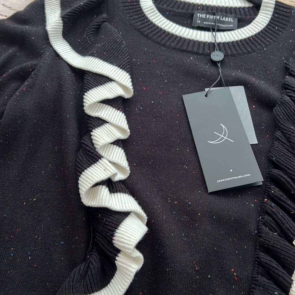 The Fifth Label Transcript Knit Sweater Top - Picture 3 of 4